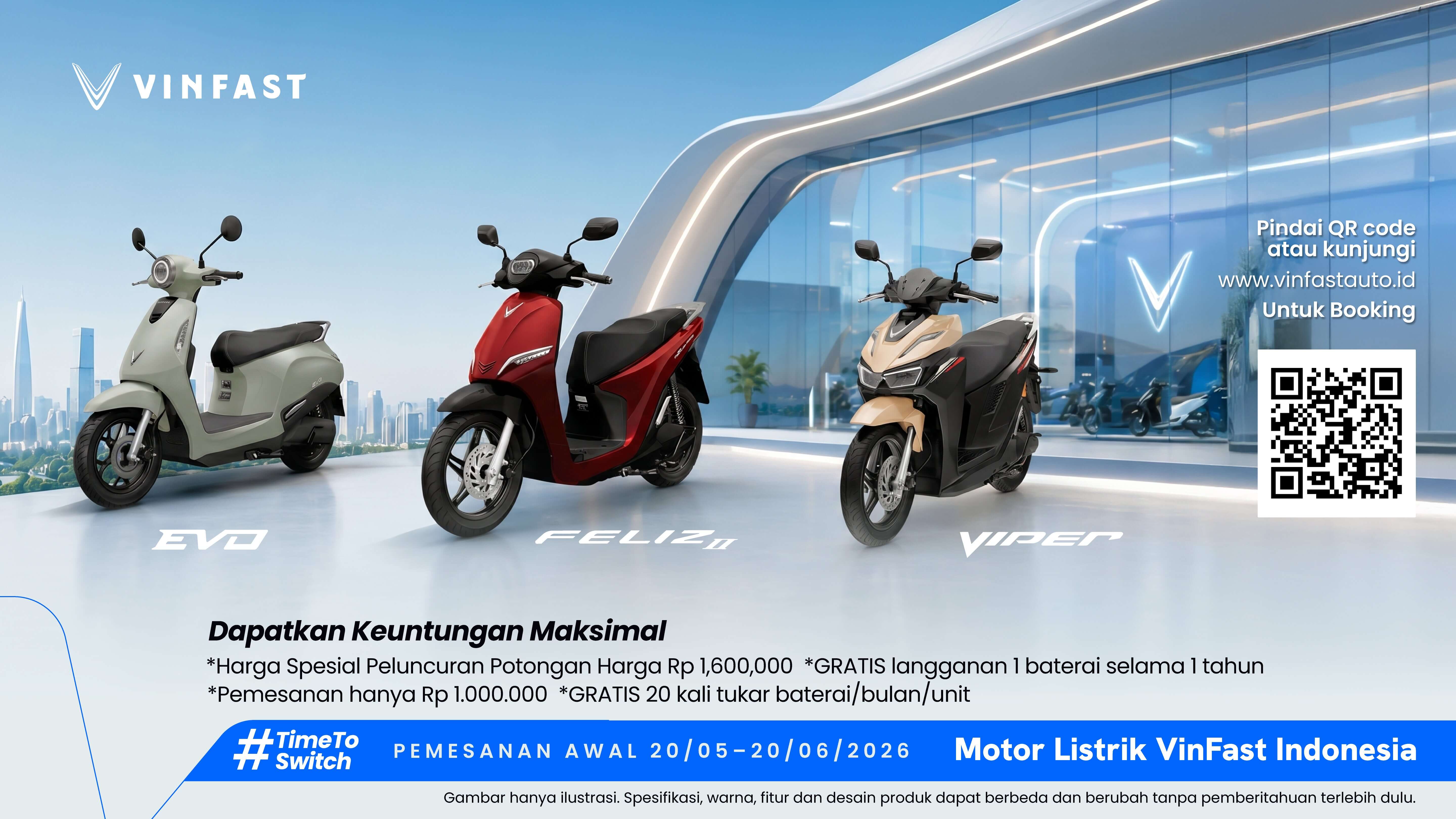 VinFast E-motorcycle Early Booking