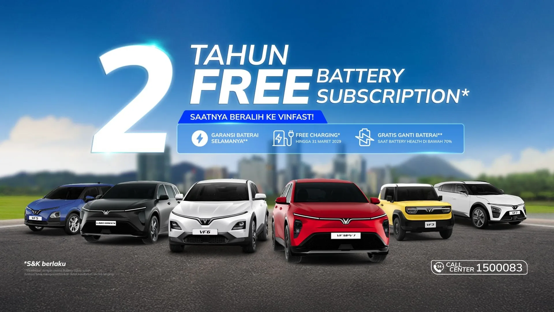 2 Year Free Battery Subs