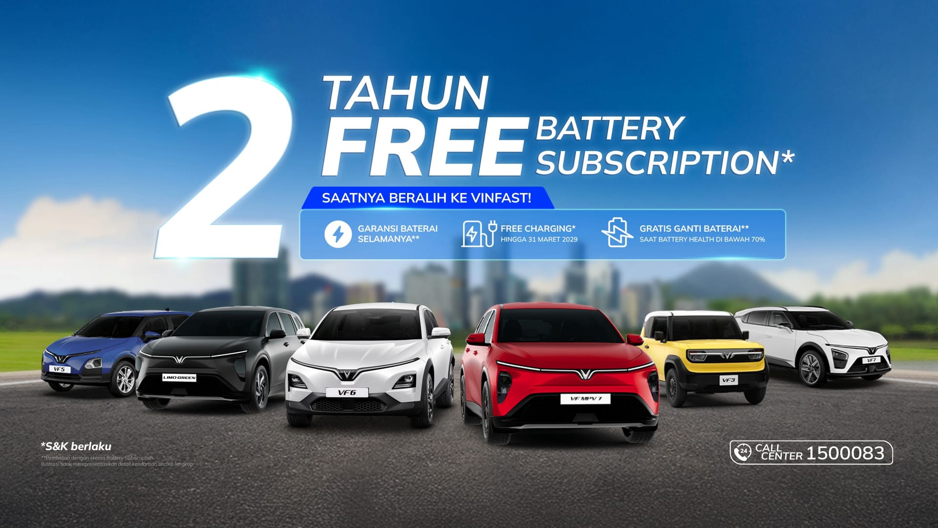2 Year Free Battery Subs